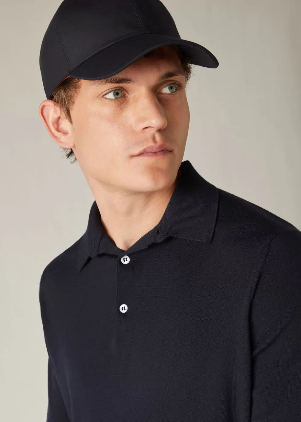 Polo And T-Shirts*Loro Piana The Gift Of Kings® Polo Navy Blue