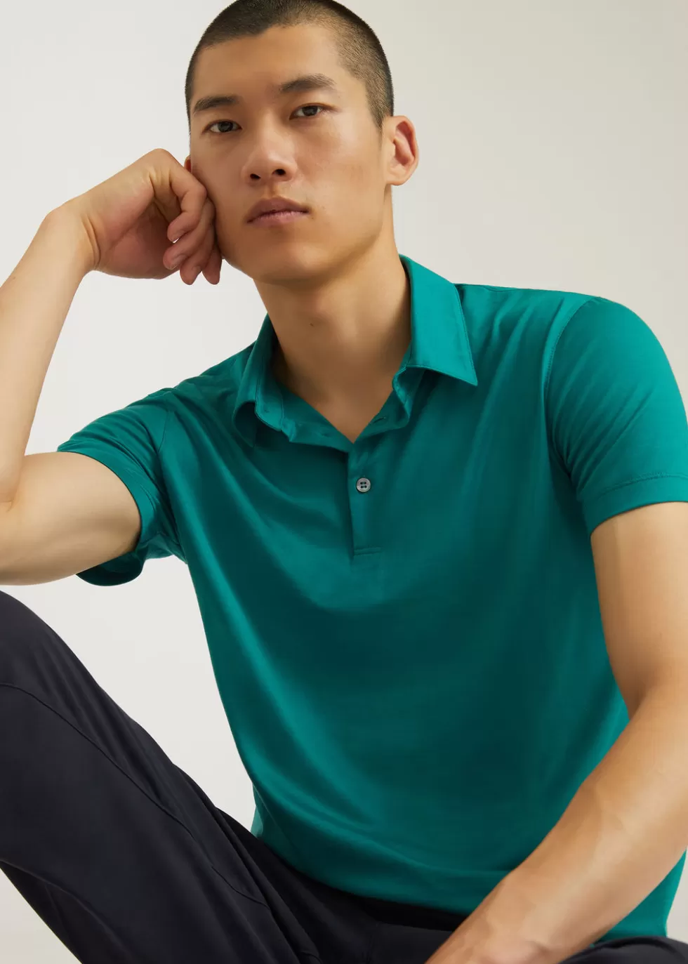 Polo And T-Shirts*Loro Piana The Gift Of Kings® Polo Green Valsesia