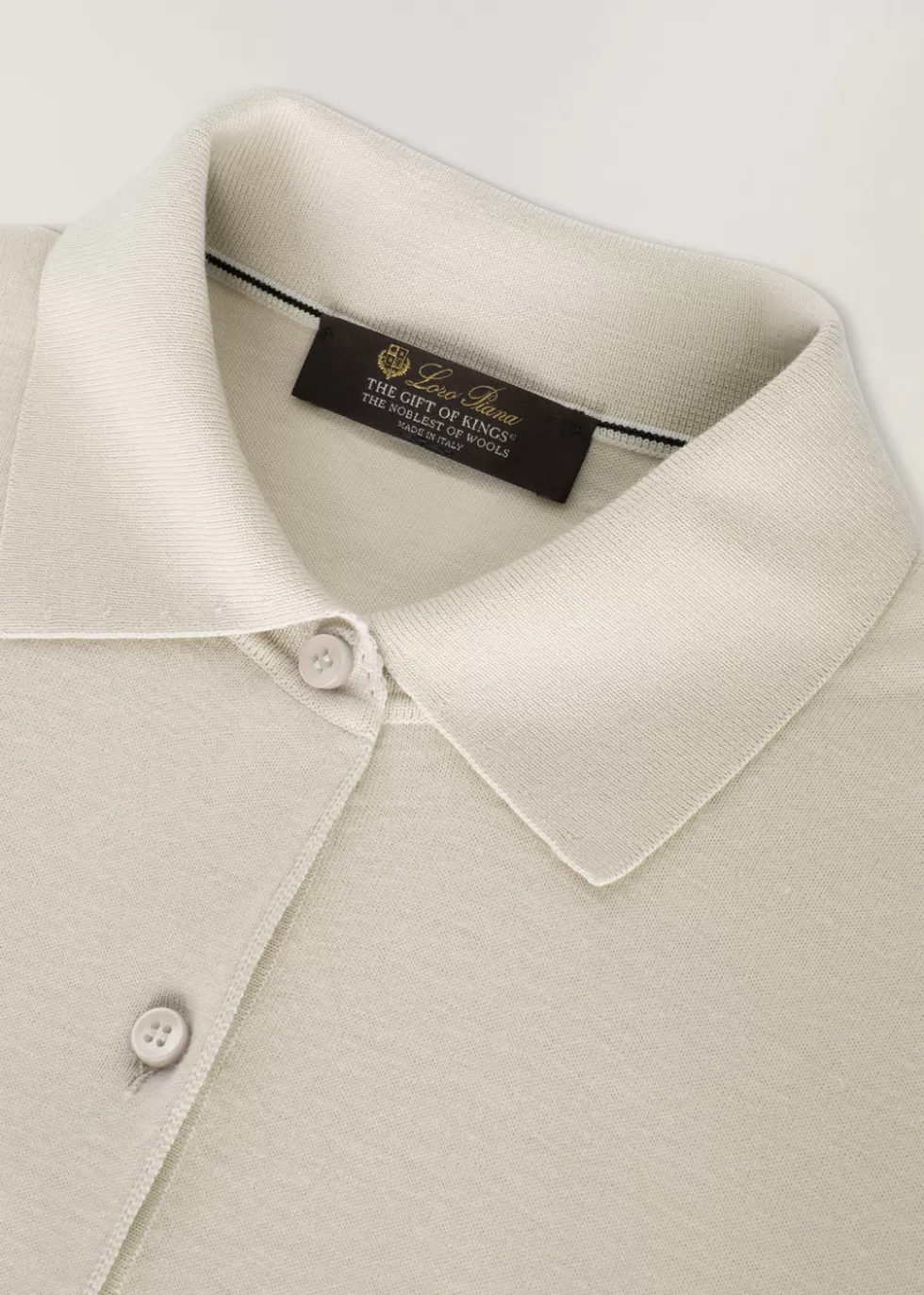 Knitwear*Loro Piana The Gift Of Kings® Polo Shirt Light Dune