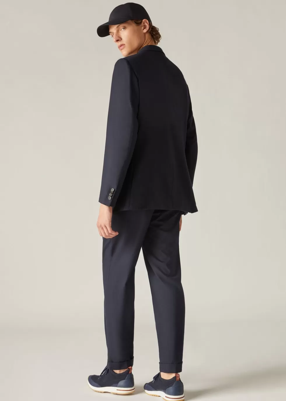 Trousers & Bermudas*Loro Piana The Gift Of Kings® Tailor Two Pince Trousers Navy Blue