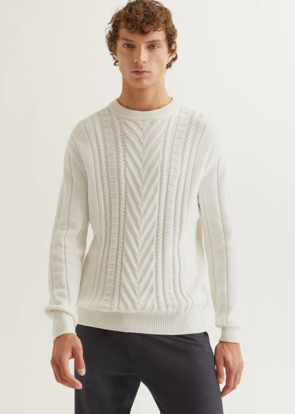 Knitwear*Loro Piana The Gift Of Kings® Weeksville Crew Neck White