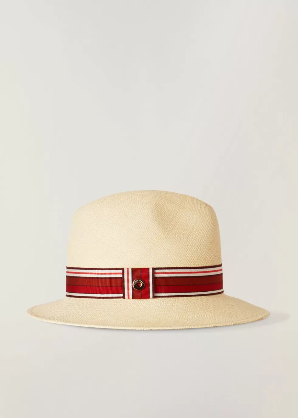 Hats*Loro Piana The Suitcase Stripe Ingrid Hat Natural/Pink Traviata