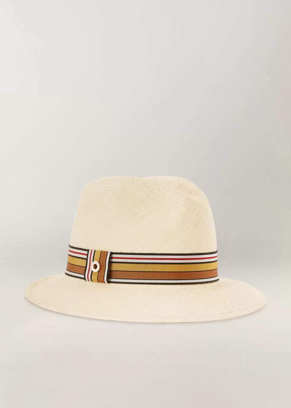 Hats*Loro Piana The Suitcase Stripe Ingrid Hat Natural Straw