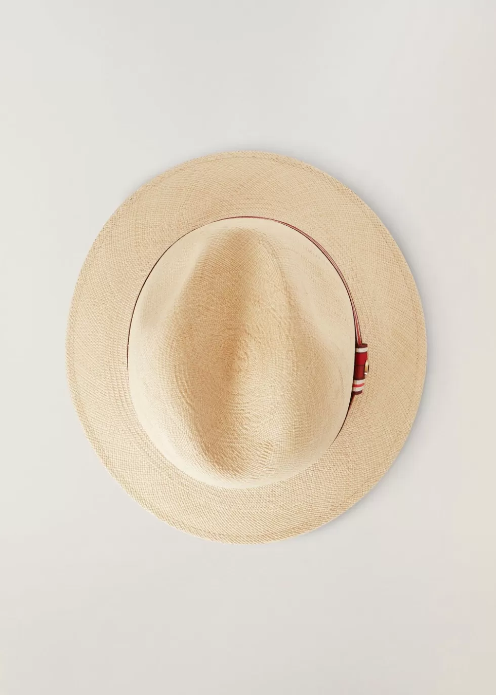 Hats*Loro Piana The Suitcase Stripe Ingrid Hat Natural/Pink Traviata