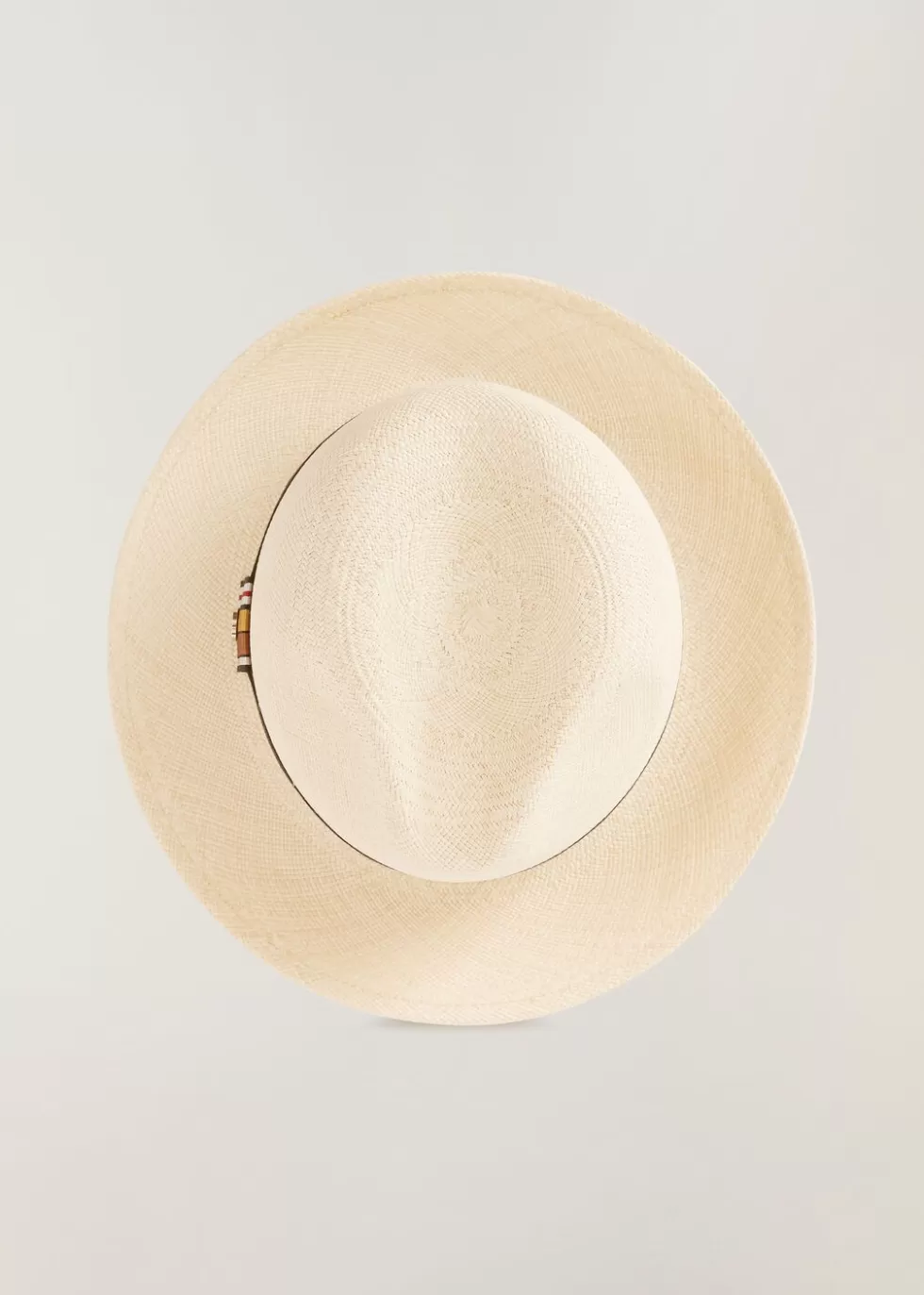 Hats*Loro Piana The Suitcase Stripe Ingrid Hat Natural Straw