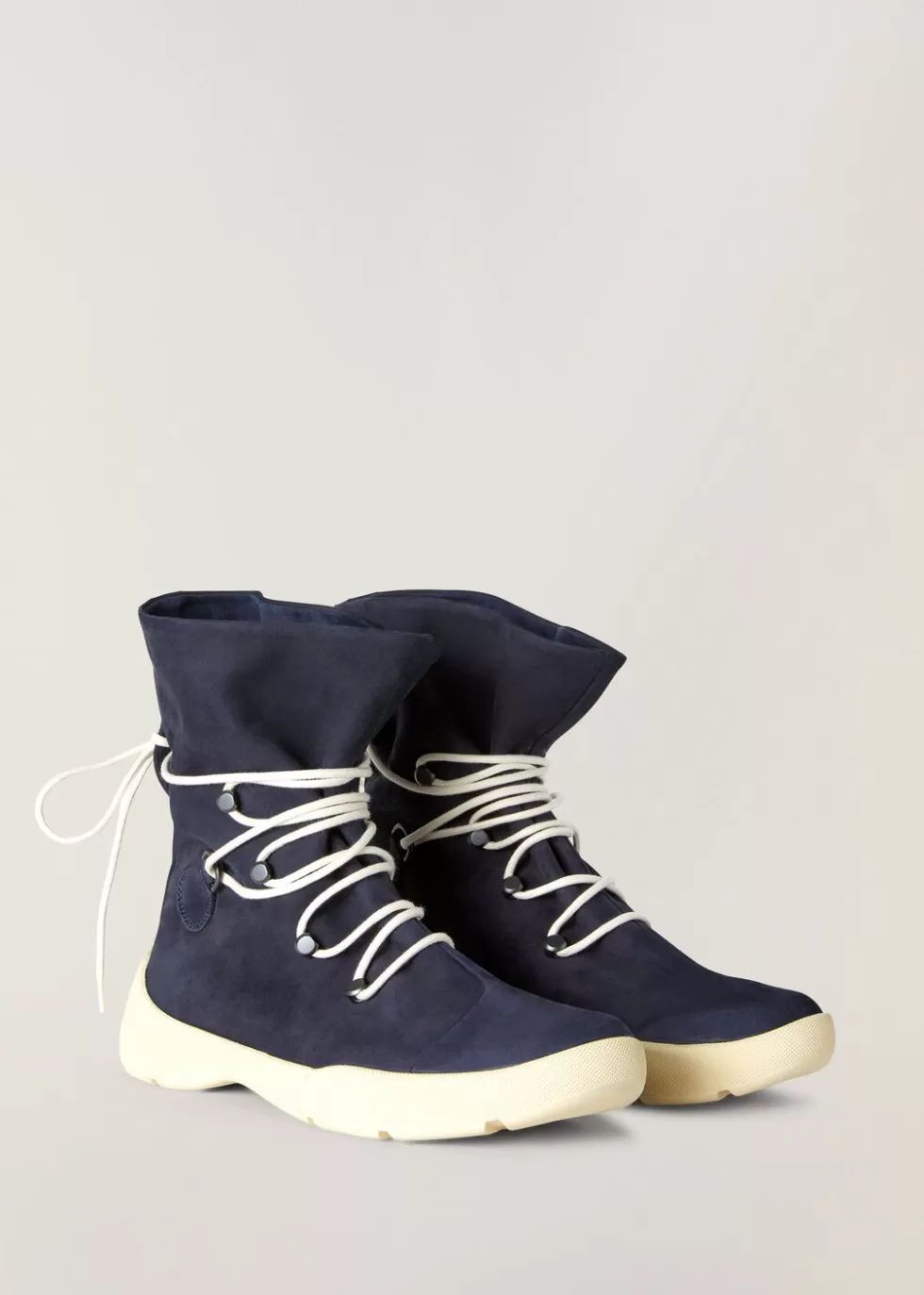 Boots And Ankle Boots*Loro Piana Trace Hiking Boots Navy Blue