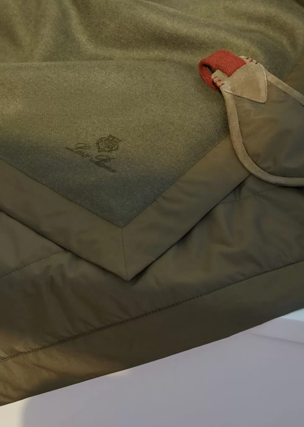 Blankets*Loro Piana Travel Blanket Olive Green