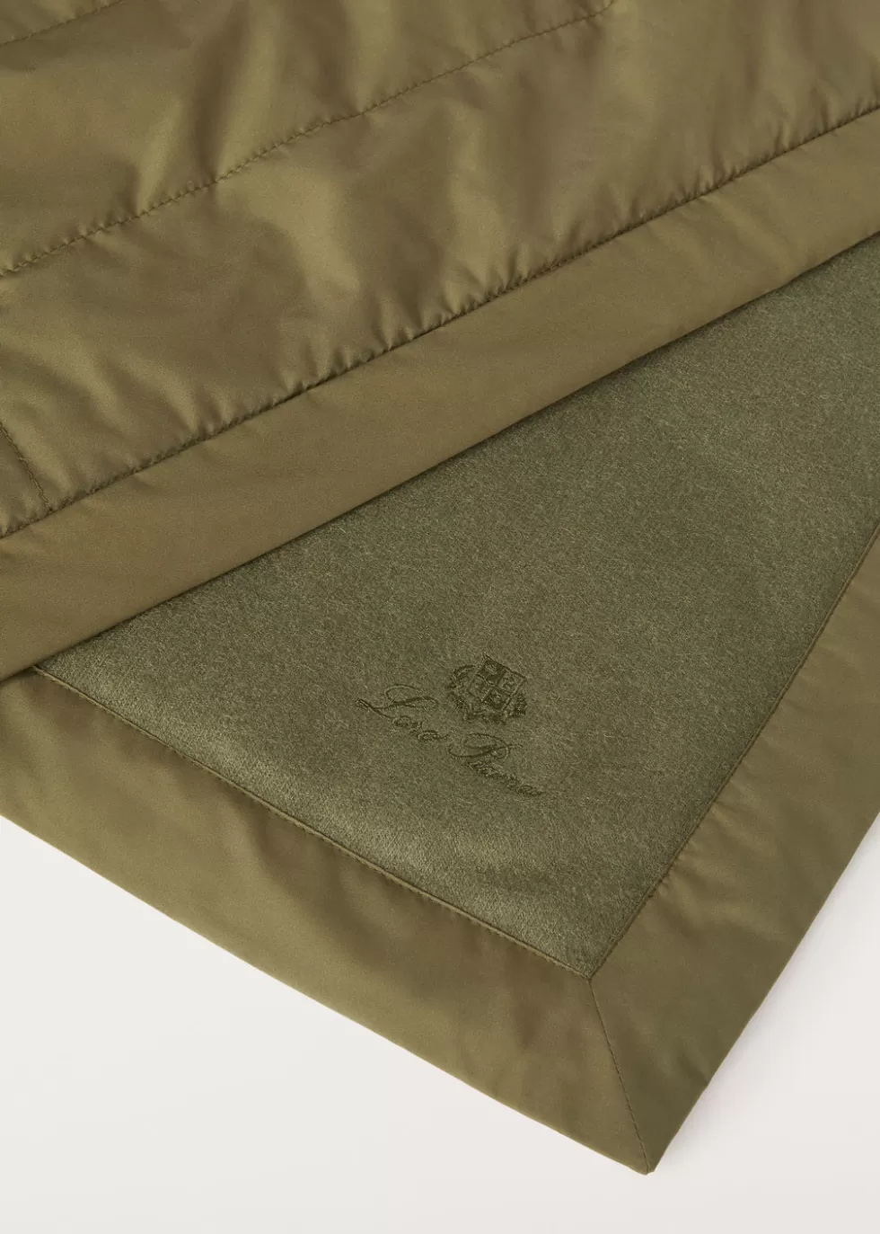 Blankets*Loro Piana Travel Blanket Olive Green