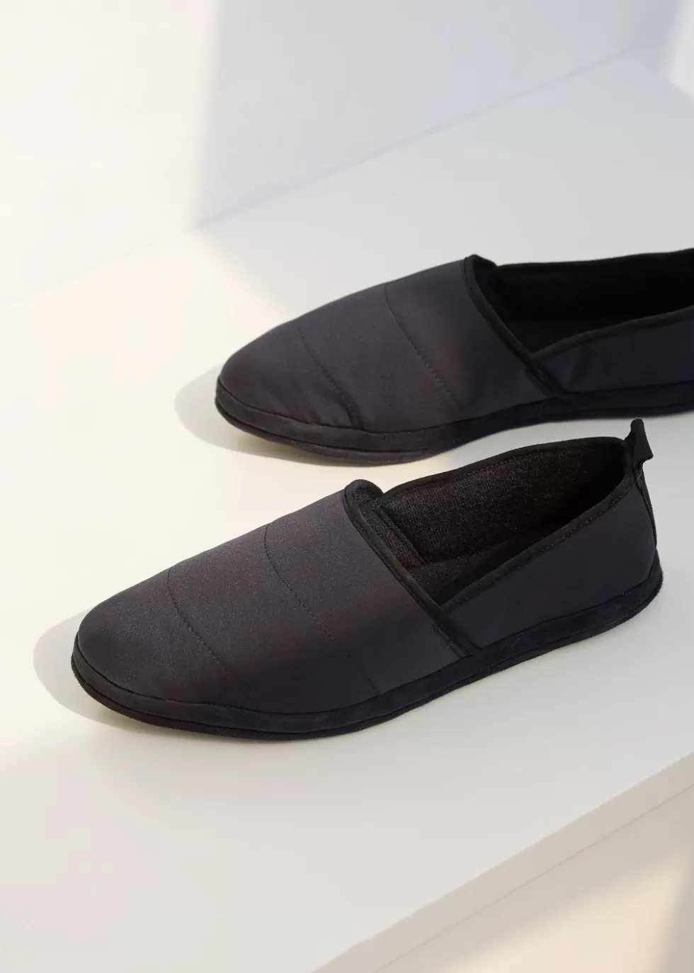 For Him*Loro Piana Travel Slippers Dark Twilight