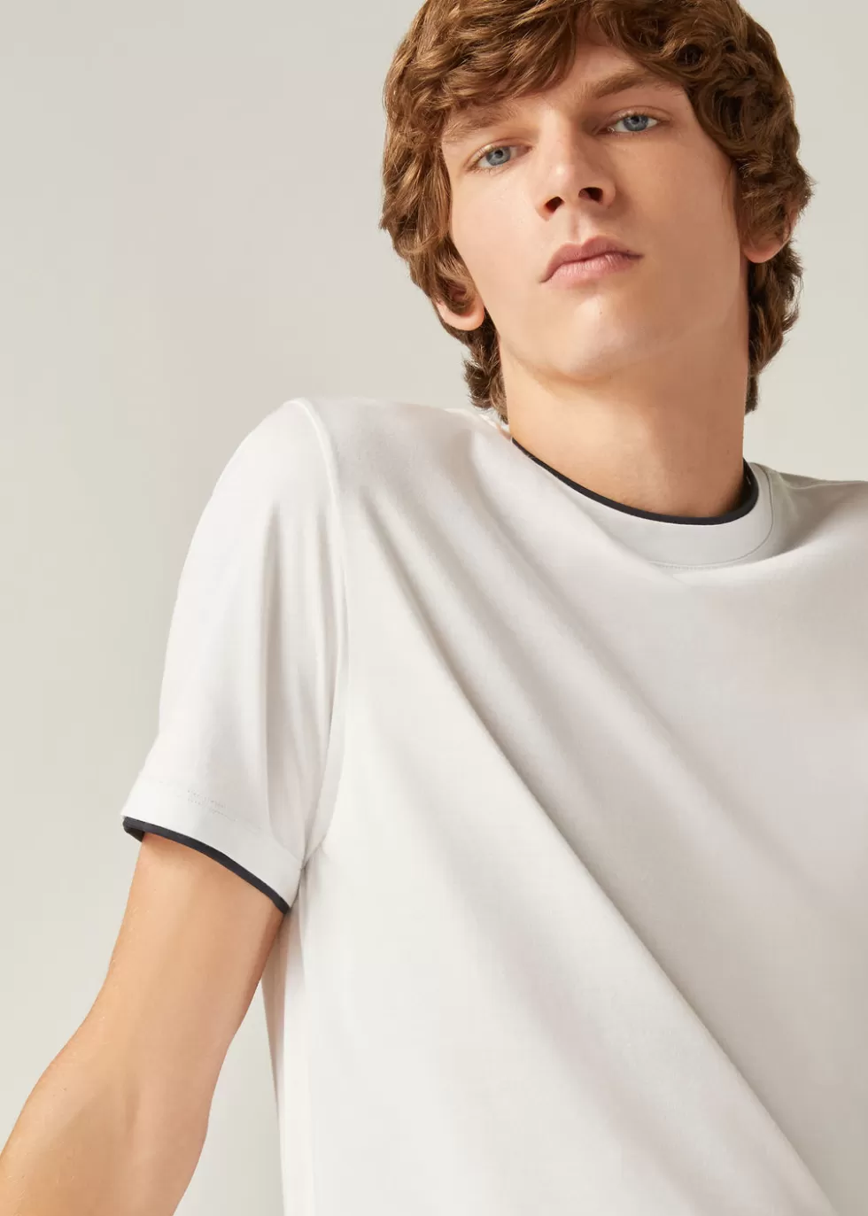 Polo And T-Shirts*Loro Piana T-Shirt Optical White