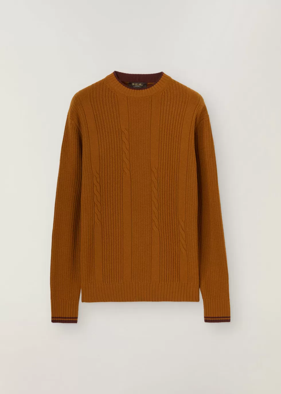 Knitwear*Loro Piana Tunari Crew Neck New Moroccan Yellow