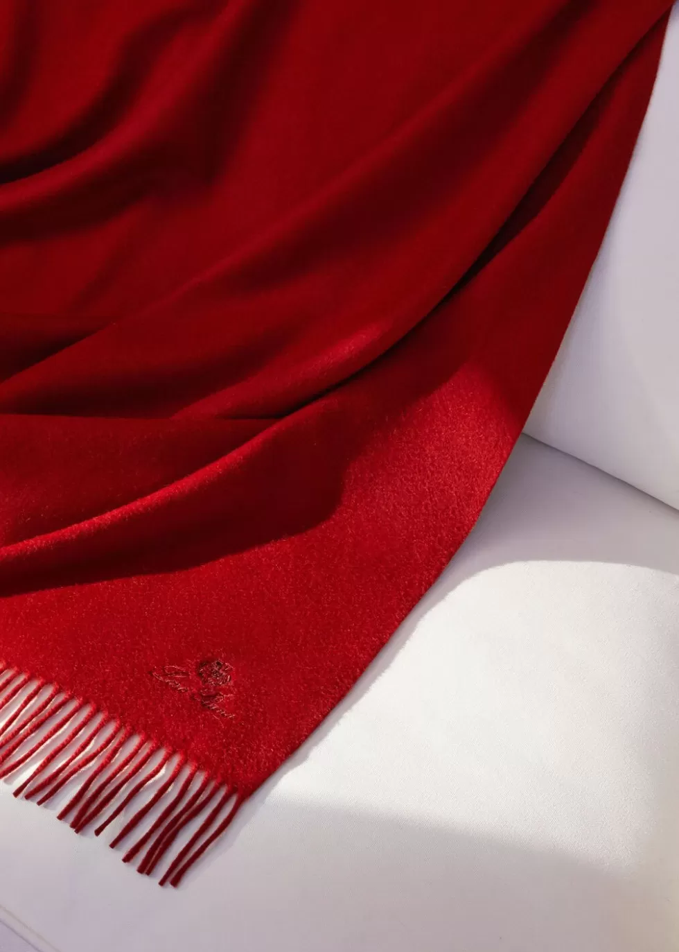 Blankets*Loro Piana Unito Blanket Tango Red