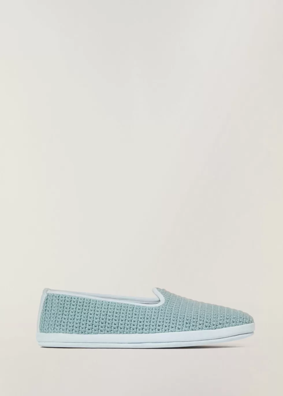 For Her*Loro Piana Venice Cocooning Slippers Dark Acquamarine