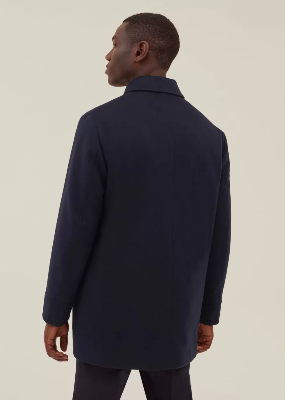 Coats & Trench*Loro Piana Walton Coat Navy Blue