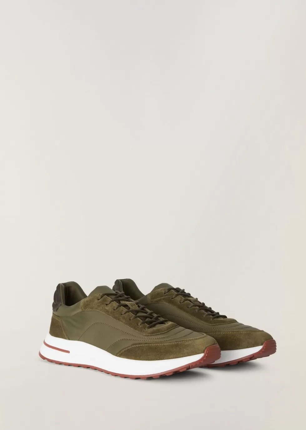 Sneakers*Loro Piana Week End Walk Sneakers Tea Leaf