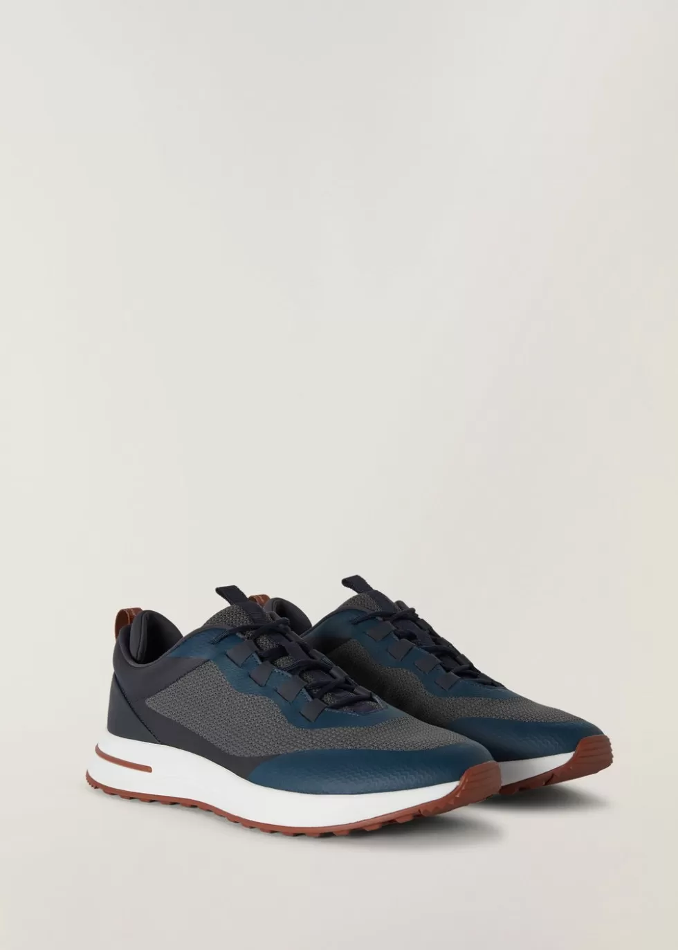 Sneakers*Loro Piana Week-End Walk Sneakers Charcoal Blue