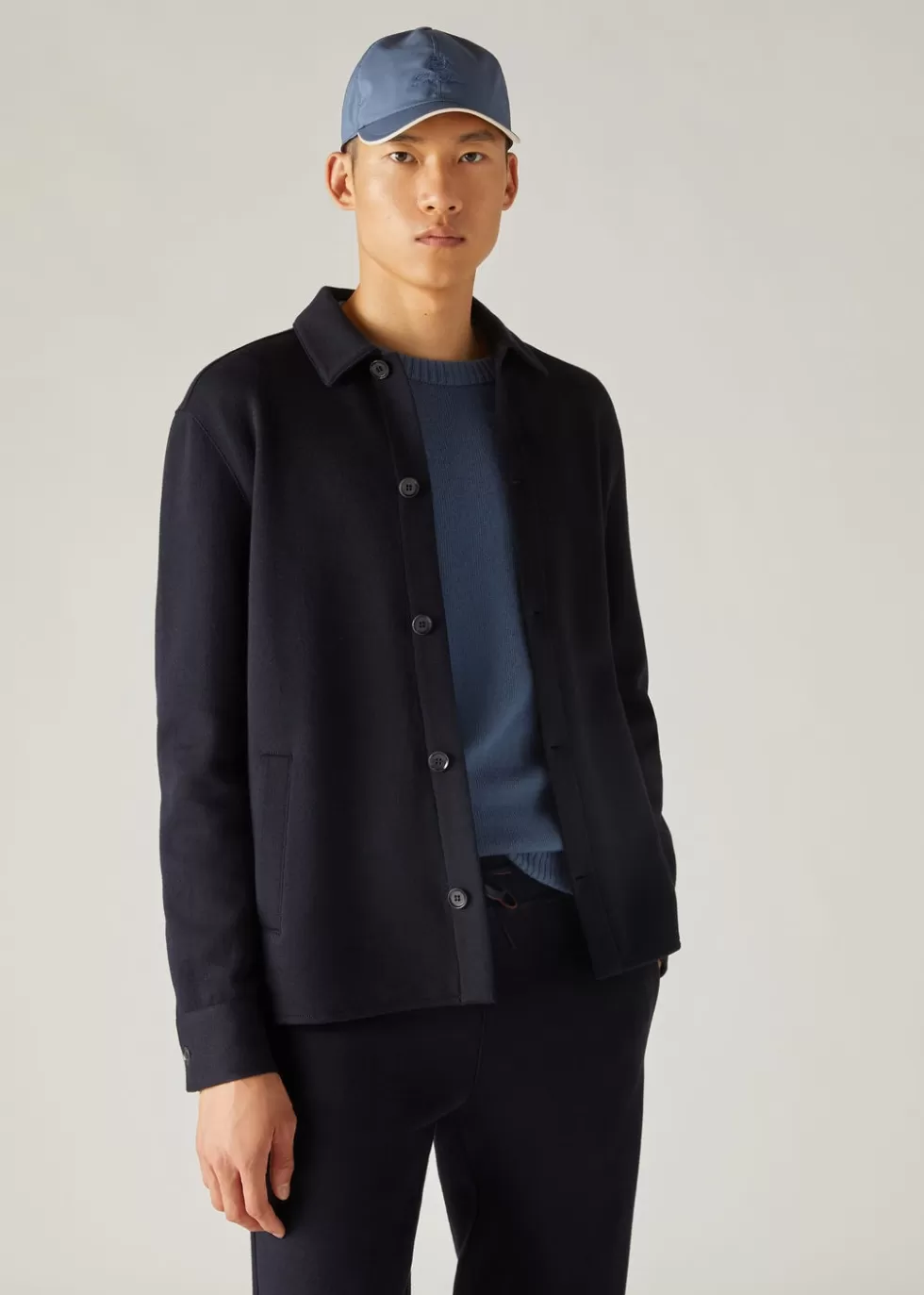 Outerwear Jackets*Loro Piana Whitney Jacket Navy Blue