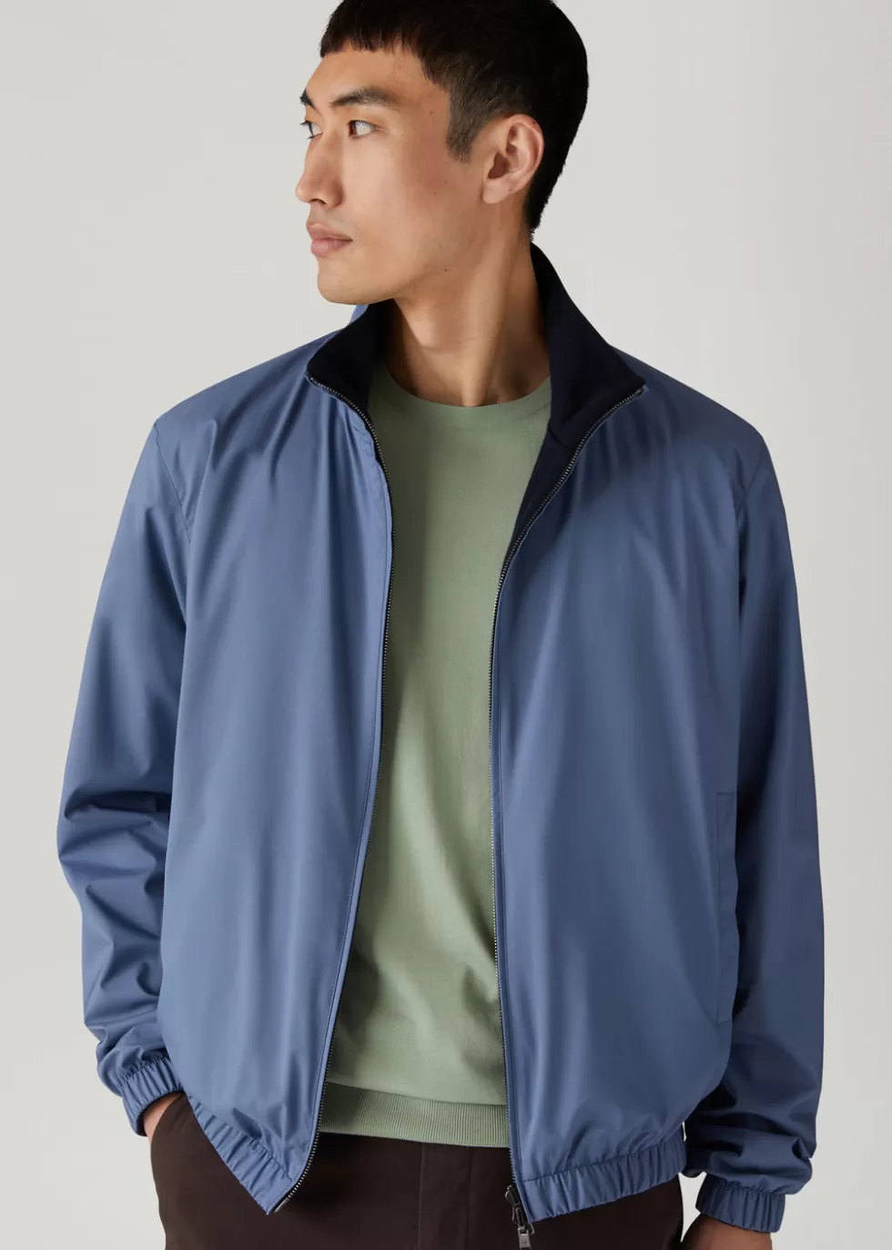 Outerwear Jackets*Loro Piana Windmate® Bomber Scanda Blue/Blue Navy