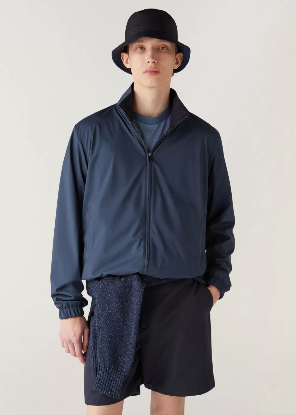 Outerwear Jackets*Loro Piana Windmate® Bomber Navy Blue