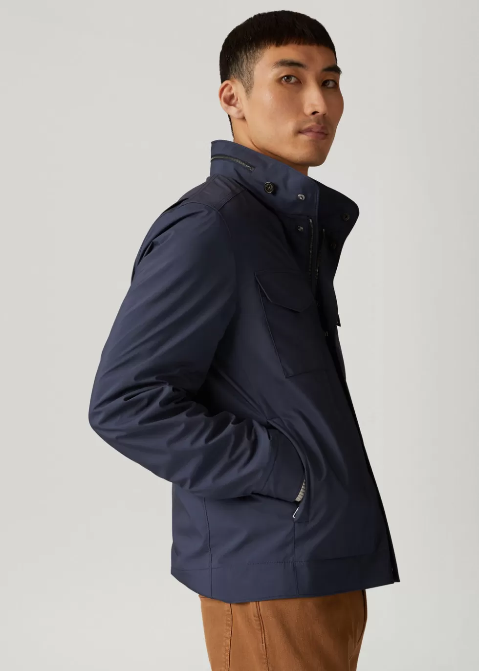 Outerwear Jackets*Loro Piana Windmate® Traveller Bomber Navy Blue