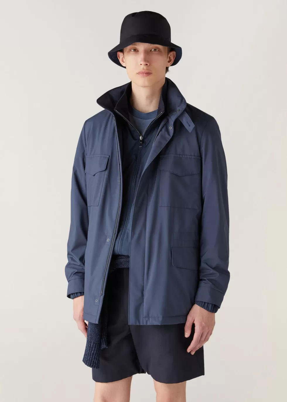 Outerwear Jackets*Loro Piana Windmate® Traveller Jacket Navy Blue