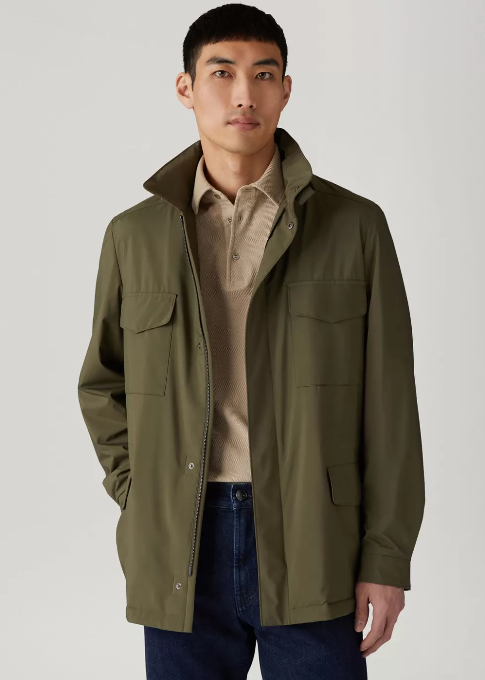 Outerwear Jackets*Loro Piana Windmate® Traveller Jacket Tea Leaf