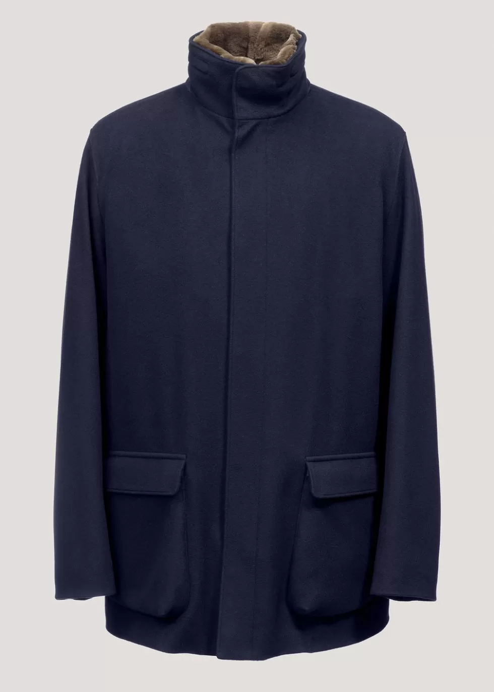 Outerwear Jackets*Loro Piana Winter Voyager Over Jacket Navy Blue