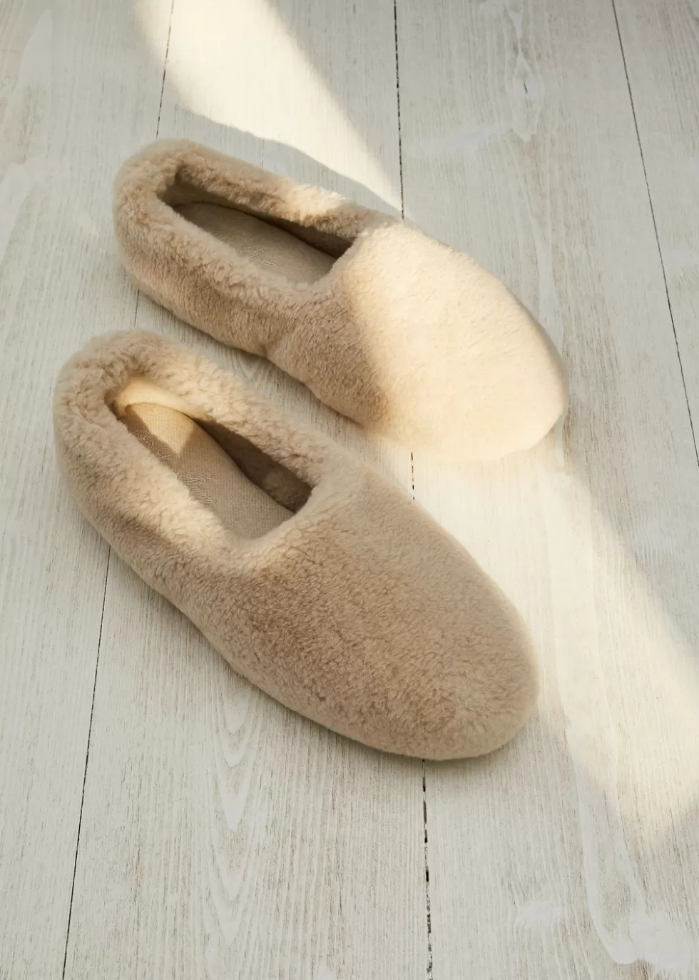 For Him*Loro Piana Wintercosy Slippers Ancient Papyrus